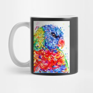 Rainbow Lorikeet Painting Mug